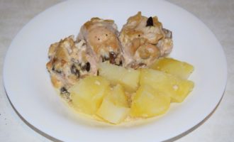 куриные рулетики с картофелем