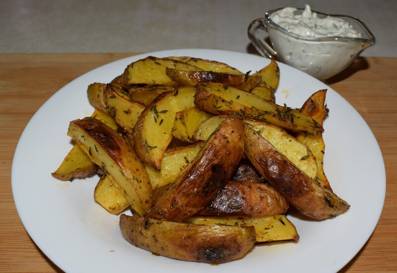 картофель с тимьяном