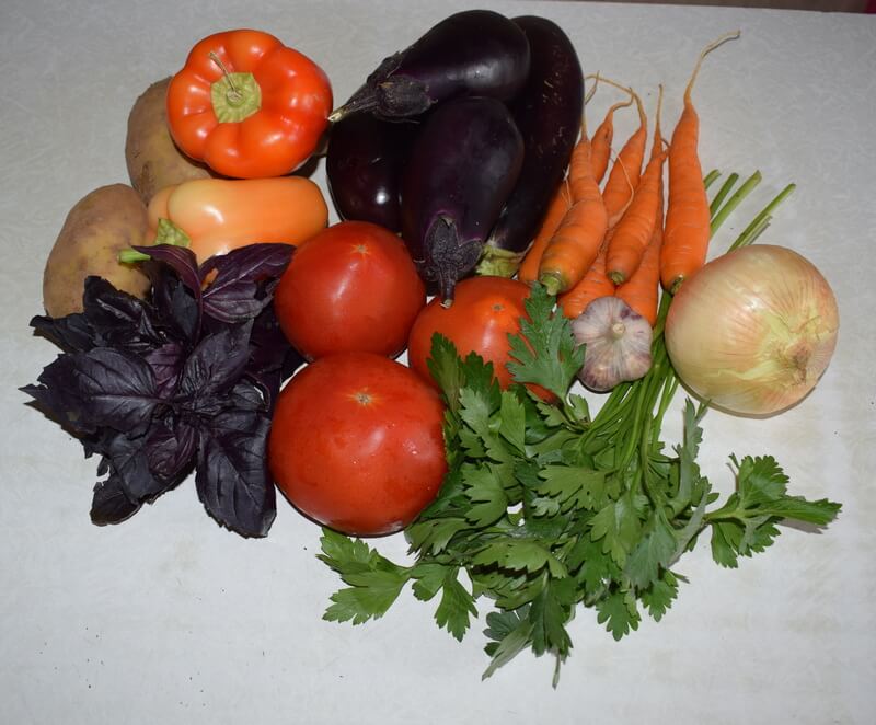 подготавливаем овощи