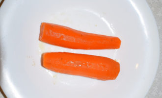 оставляем морковь