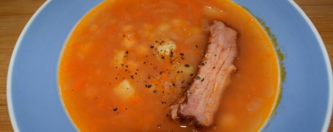 суп гороховый с томатом