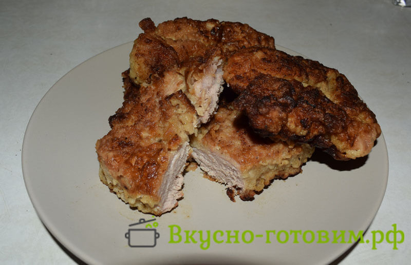 мясо жареное